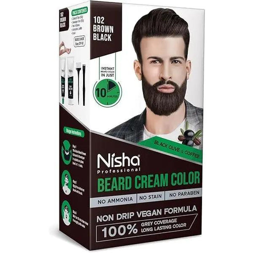 Nisha Professional Beard Cream Color Murukali.com