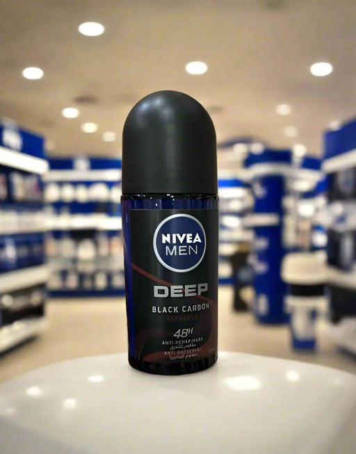 Nivea Men Deep Black Carbon Espresso Anti-Perspirant Roll-on 50ml Murukali.com