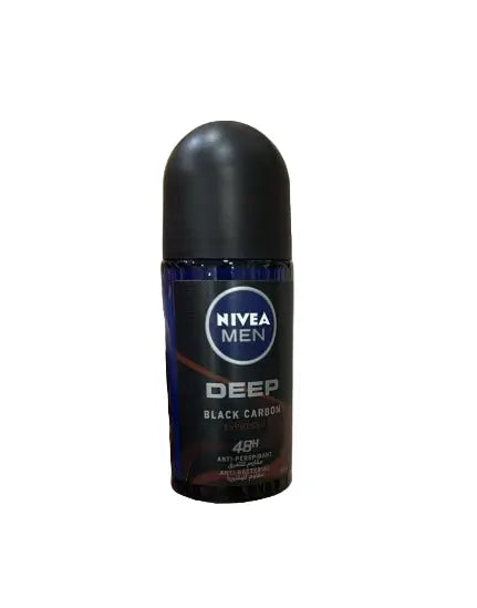 Nivea Men Deep Black Carbon Espresso Anti-Perspirant Roll-on 50ml Murukali.com