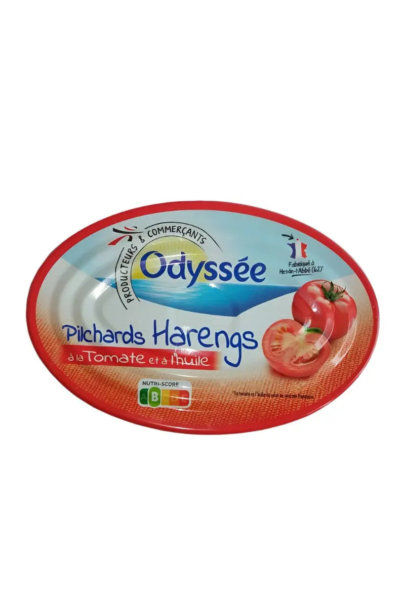 Odyssée Pilchards harengs à la tomate et à l'huile 367g Murukali.com
