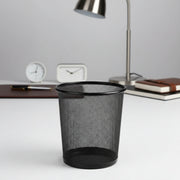 Office Black Metal Dustbin murukali.com