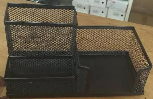 Office Desk Organizer Mesh Pen Holder murukali.com