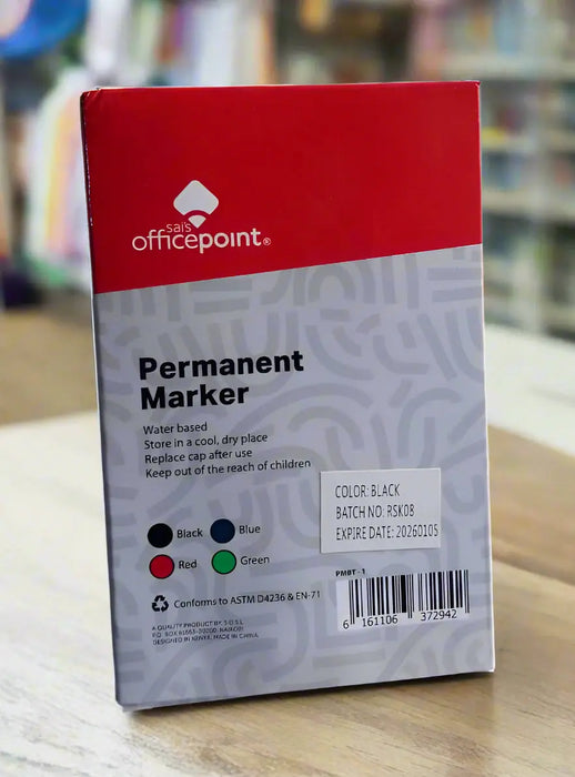 Officepoint Permanent Marker set of 12 markers Murukali.com