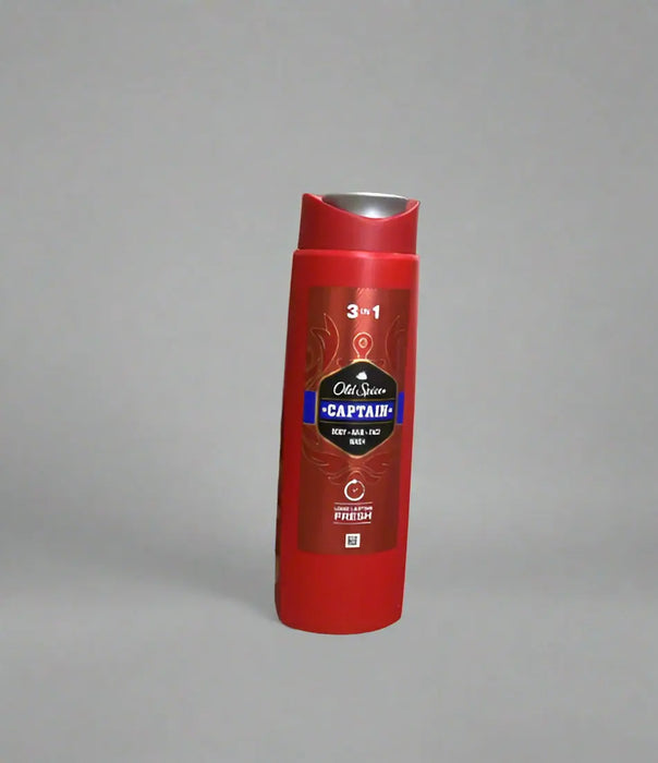 Old Spice Captain 3-in-1 Body Hair and Face Wash 250ml Murukali.com