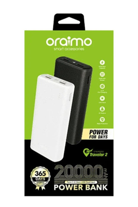 Oraimo Super Power Bank 20000 MAH murukali.com