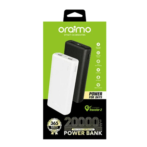 Oraimo Super Power Bank 20000 MAH murukali.com