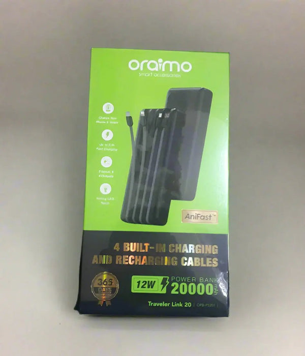 Oraimo Traveler Link 20 Power Bank Murukali.com