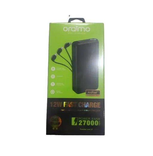 Oraimo Traveler Link 27 27000mAh 12W Power Bank Murukali.com