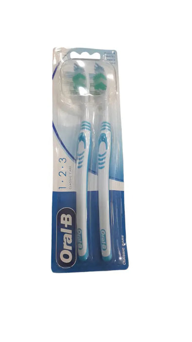 Oral-B Classic Care 1-2-3 Toothbrush , 5.5 Inches Murukali.com