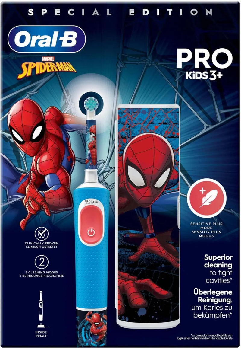 Oral-B Pro Kids 3+ Spiderman Electric Toothbrush