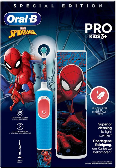 Oral-B Pro Kids 3+ Spiderman Electric Toothbrush