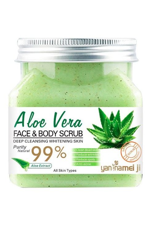 Organic aloe vera Facial Body Scrub murukali.com