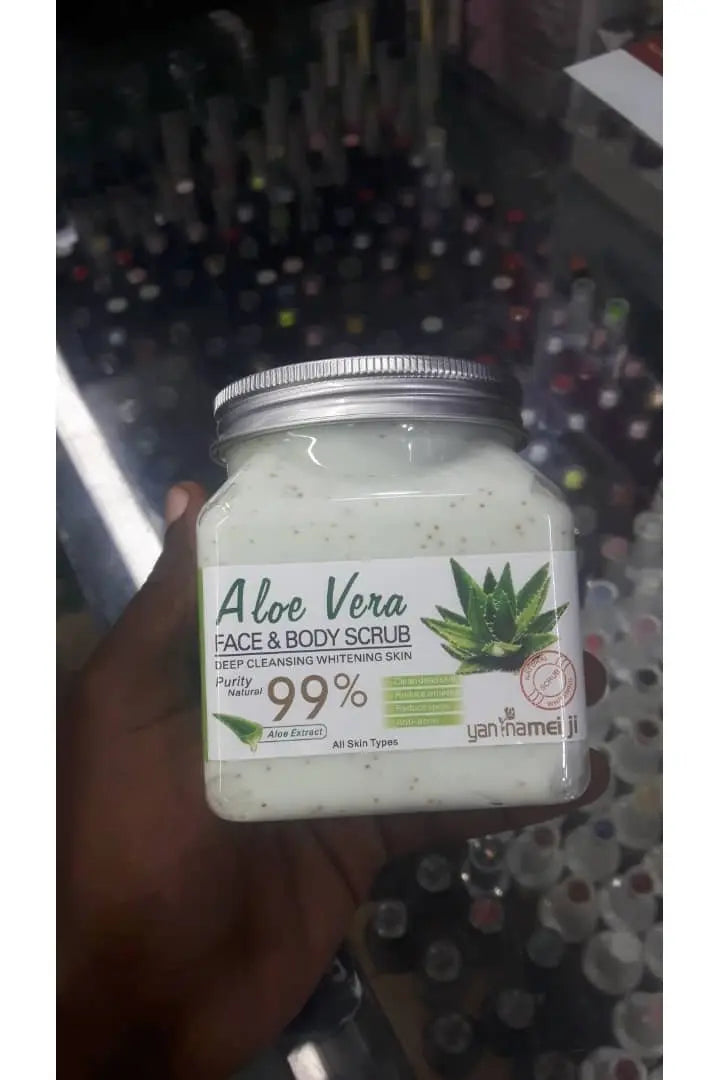 Organic aloe vera Facial Body Scrub murukali.com