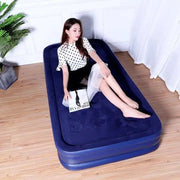 Outdoor Blue Air Mattress Murukali online business