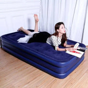 Outdoor Blue Air Mattress Murukali online business