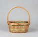 Oval Handwoven Wicker Basket with Handle – Natural Rattan Design medium Murukali.com