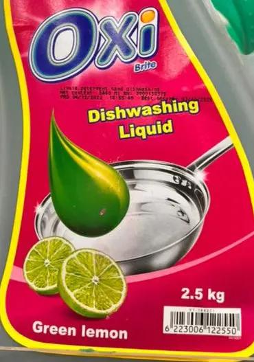 Oxi Brite Dishwashing Liquid Green Lemon 2.5L Murukali.com