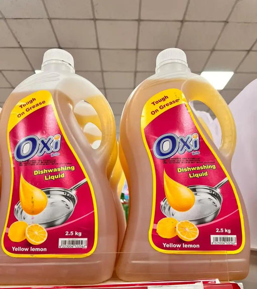 Oxi Brite Dishwashing Liquid Yellow Lemon 2.5L 1pcs Murukali.com