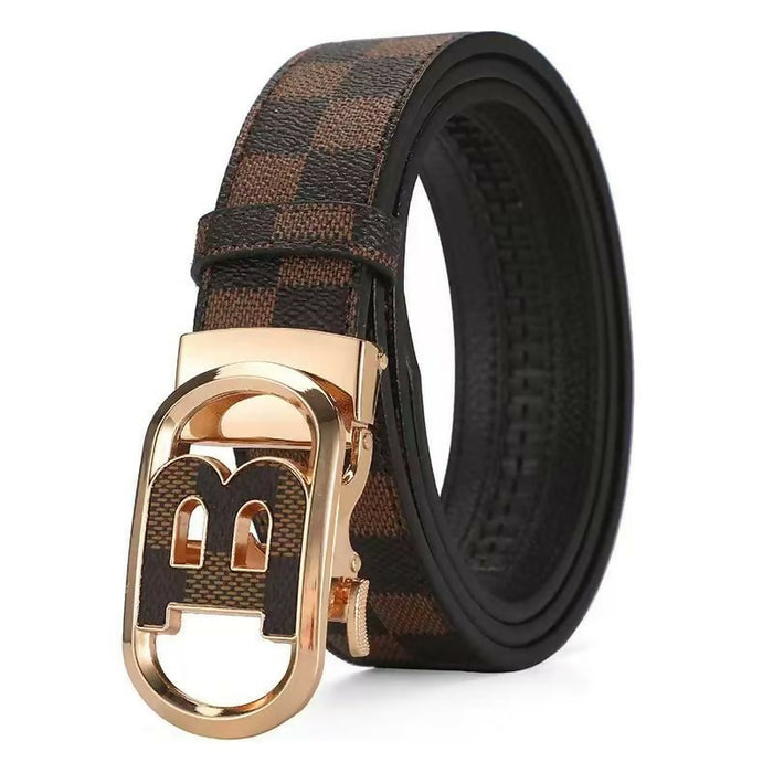 Luxury Gold Alloy Belt for Men