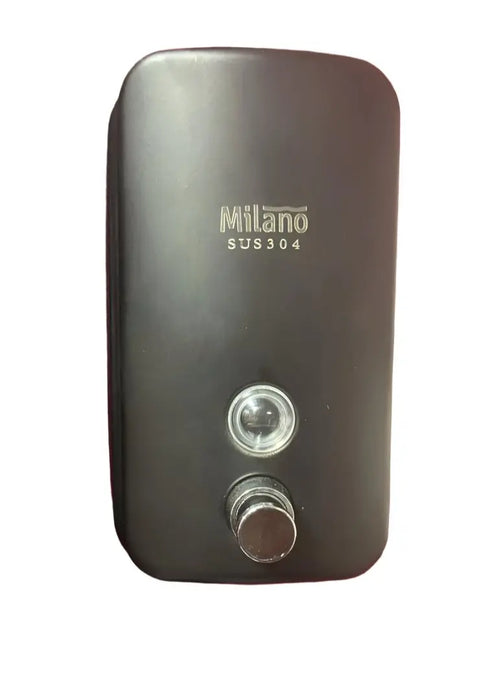 PLUSSEN Soap Dispenser Wall Mount 304 Stainless Steel Commercial Soap Dispenser Liquid Gel Hand Soap Dispenser for Bathroom 1000ml Black Murukali.com