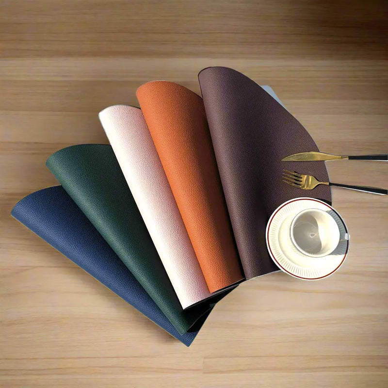 PVC Leather Dinning Tablemat /pc Murukali.com