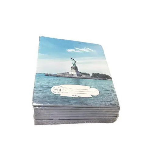 Pack of Jambo Exercise Books – Statue of Liberty Cover 96 Page 12pcs Murukali.com
