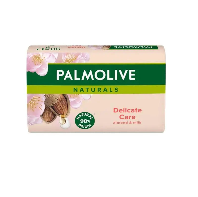 Palmolive Naturals Delicate Care Bar Soap with Almond & Milk 90g Murukali.com
