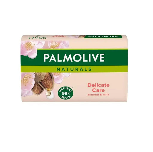 Palmolive Naturals Delicate Care Bar Soap with Almond & Milk 90g Murukali.com