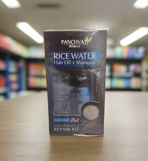 Panchvati Herbals Rice Water Hair Oil + Shampoo Murukali.com