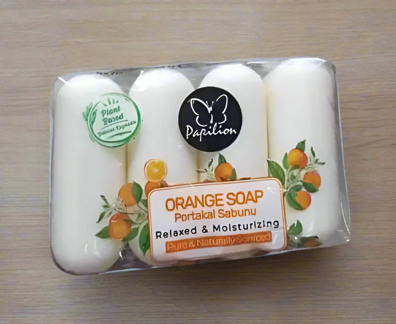 Papilion Orange Soap   70 g x 4 / 280g Murukali.com