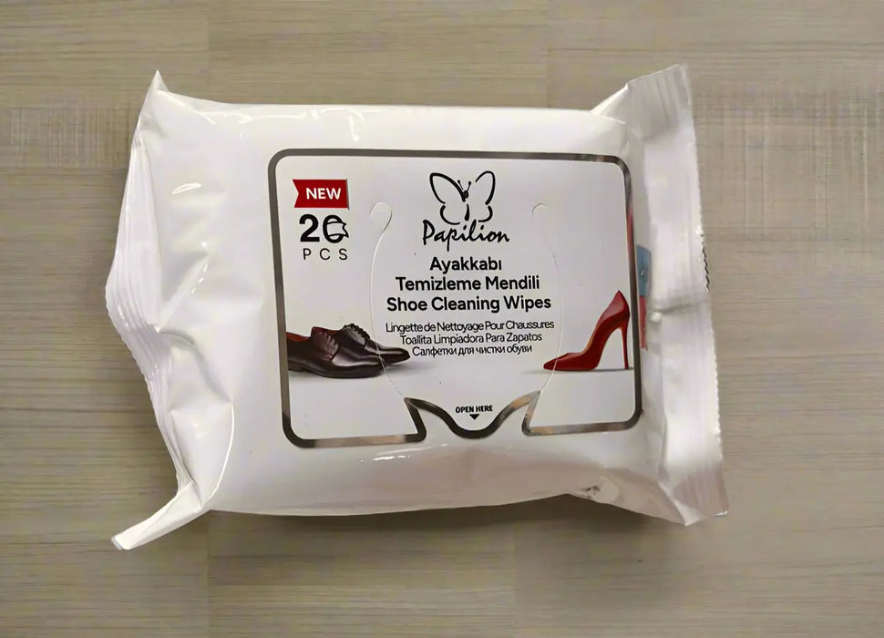 Papilion Shoe Cleaning Wipes 20pcs Murukali.com