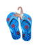 Patapata Colorful Blue Rubber Flipflops For Kids murukali.com
