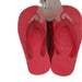 Patapata Red Rubber Slippers For Kids murukali.com