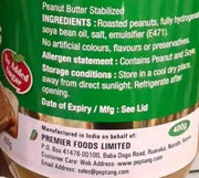Peptang Peanut Butter Healthy No Added Sugar 400g Murukali.com