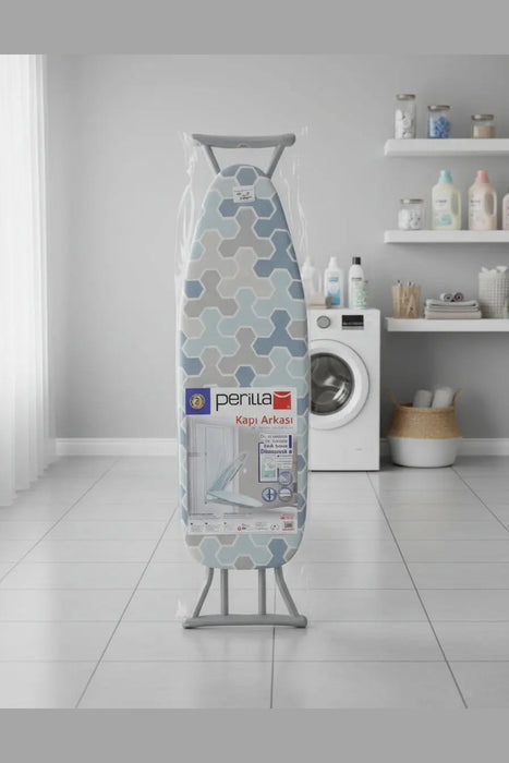 Perilla Over-the-Door Ironing Board with Hexagon Pattern Cover size 33*110cm