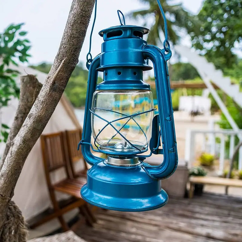 Petroleum Antique Table Blue Lamp murukali.com