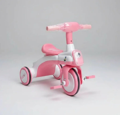 Pink and White Children's Tricycle Murukali.com