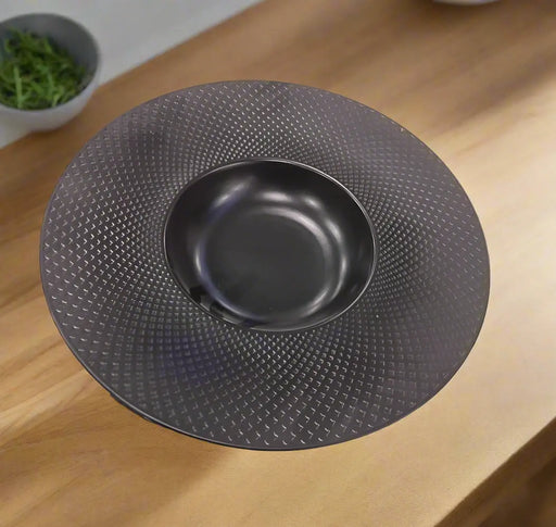 Pito Soup Plate Black 1pcs Murukali.com