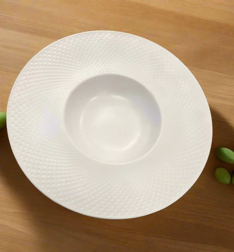 Pito Soup Plate White 1pcs Murukali.com
