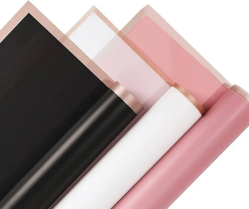 Plain Color Flower Wrapping Paper Water Proof /pc Murukali.com