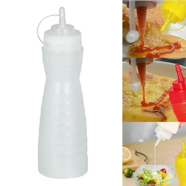 Plastic Squeeze Bottle with Nozzle Cap – Multipurpose Dispenser Empty Murukali.com
