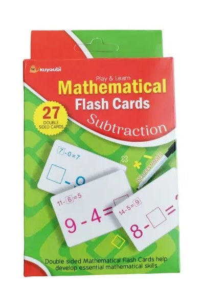 Play & Learn Mathematical Flash Card (Subtraction) Murukali.com
