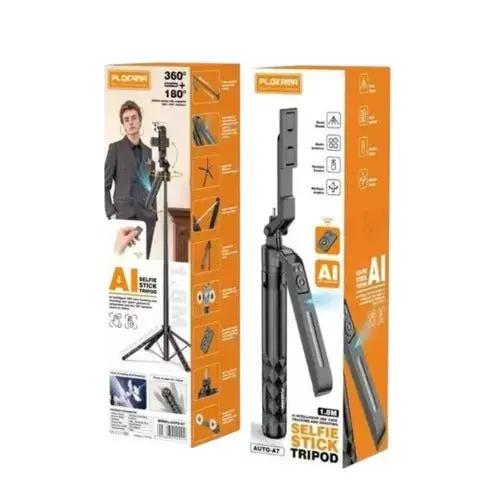 Plokama AUTO‑A7 – AI 360° Face Tracking Selfie Stick & Tripod Murukali.com