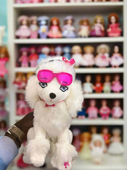 Plush Poodle Toy with Pink Sunglasses Murukali.com