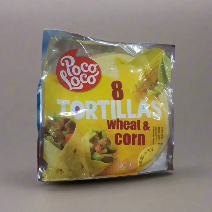 Poco Loco Wheat & Corn Tortillas (8-Pack) Murukali.com