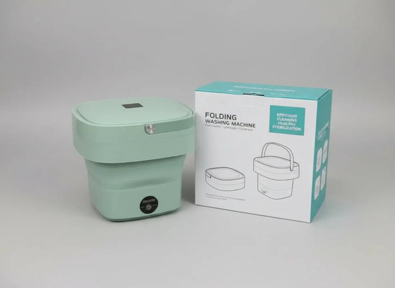 Portable Foldable Mini Washing Machine – Compact Bucket Washer for Delicates