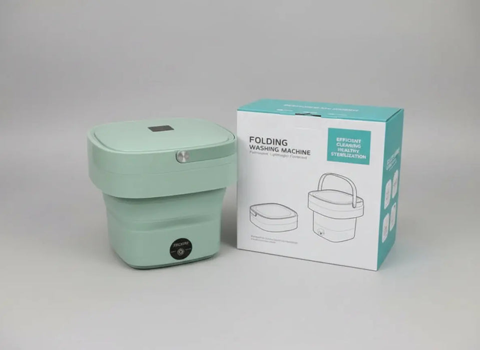 Portable Foldable Mini Washing Machine – Compact Bucket Washer for Delicates