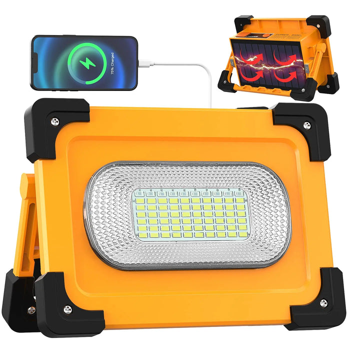 Portable Multifunctional Spotlight Solar Power Bank IBABI Tech