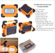 Portable Multifunctional Spotlight Solar Power Bank IBABI Tech