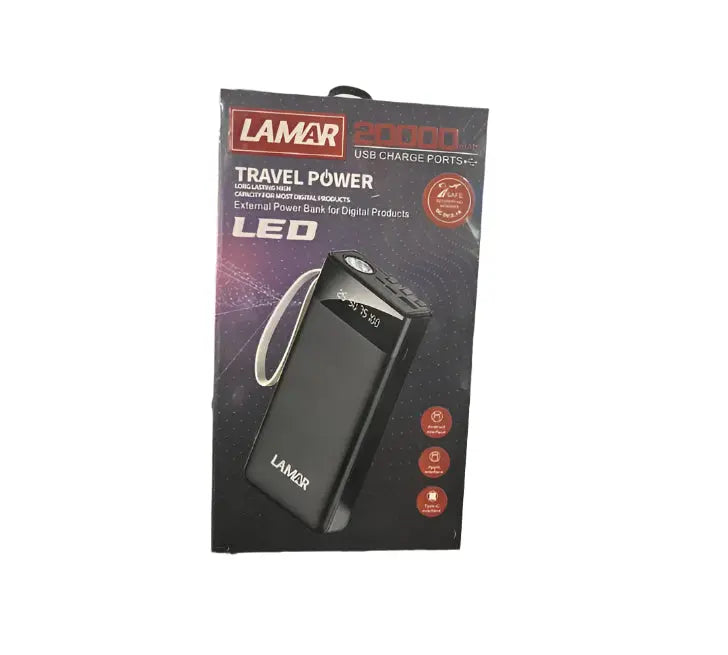Portable Power Bank LAMAR 20000 Travel Power Murukali.com